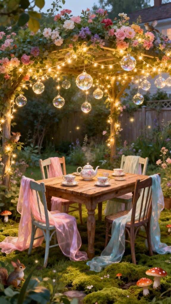 whimsical fairy garden tea