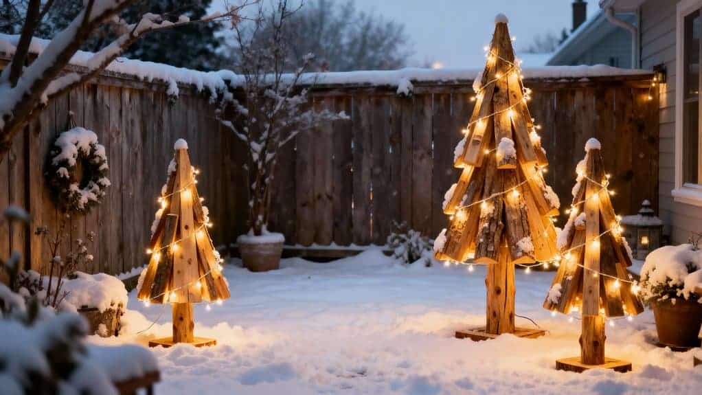 winter patio holiday decor