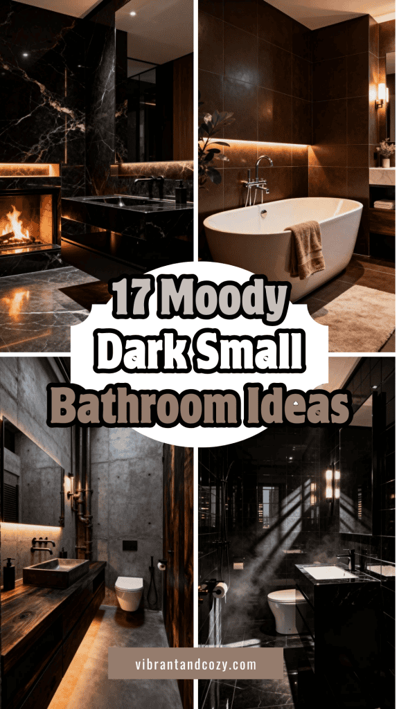 Dark Small Bathroom Ideas (4)