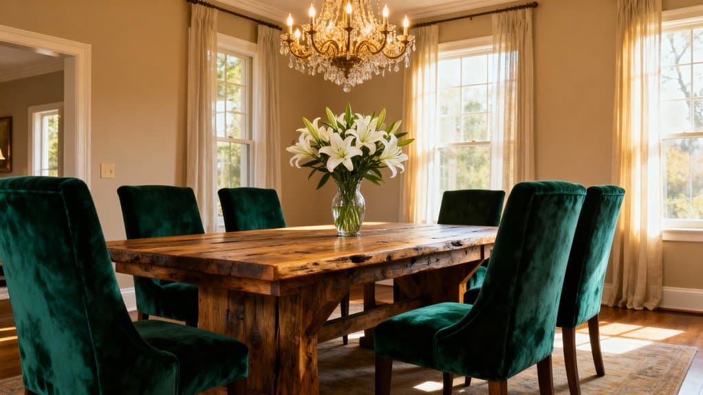 aesthetic cozy dining rooms