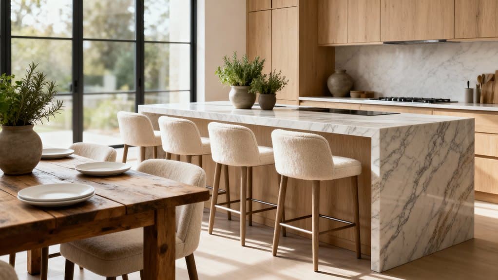 calm inviting kitchen designs