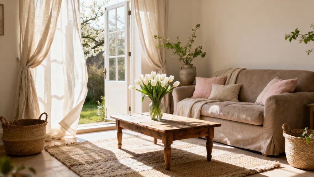 calm spring decor ideas