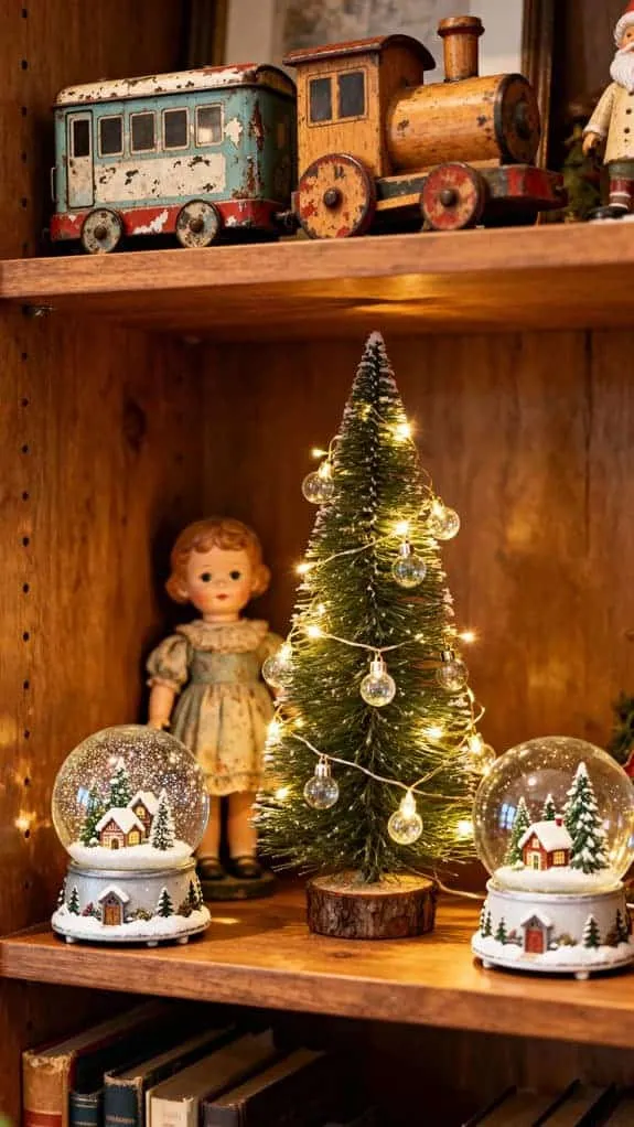 cheerful mini tree display