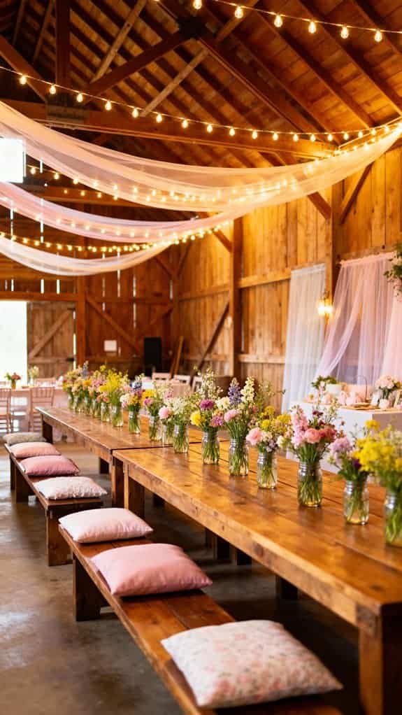 cozy barn loft celebration