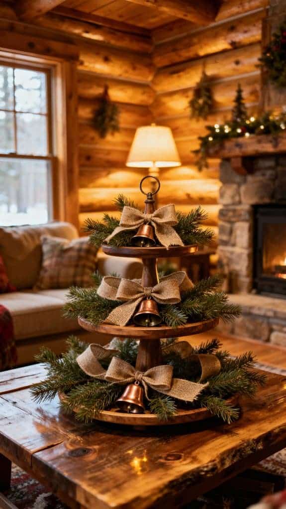 cozy festive cabin decor
