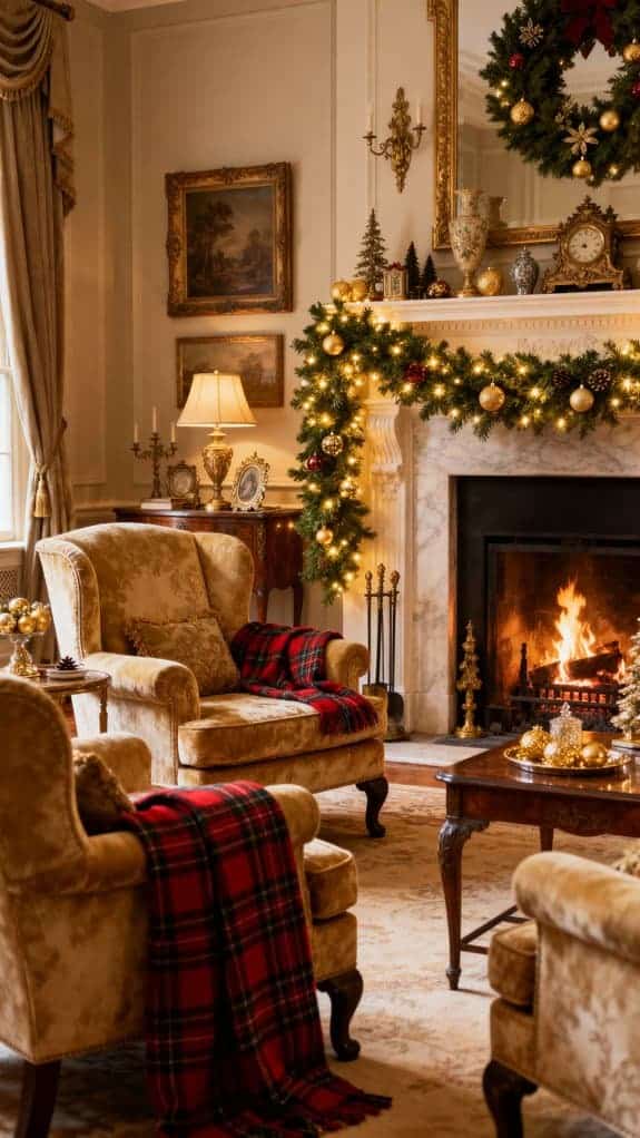 cozy holiday living room