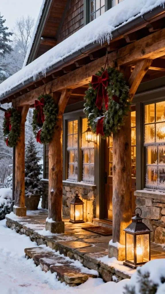cozy holiday lodge ambiance