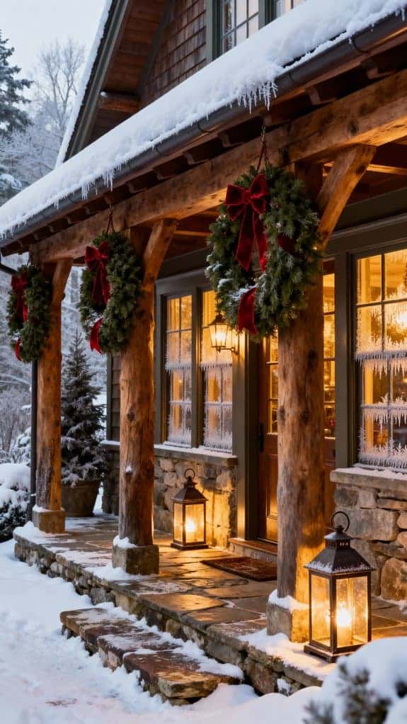 cozy holiday lodge ambiance