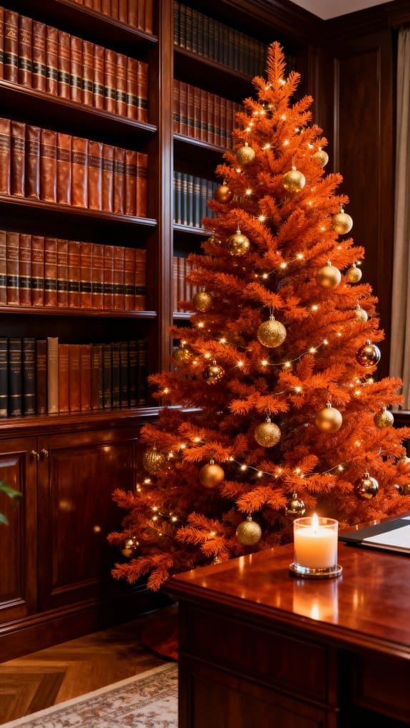 cozy library with personality