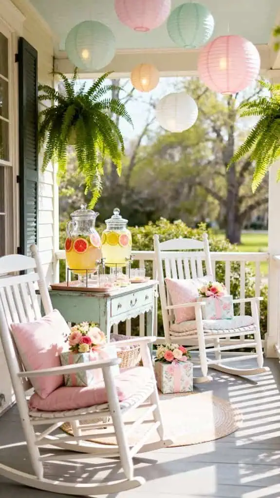 cozy southern porch vibes