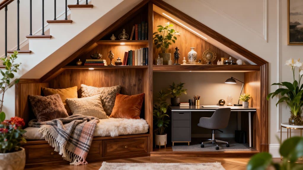 cozy under stairs nooks