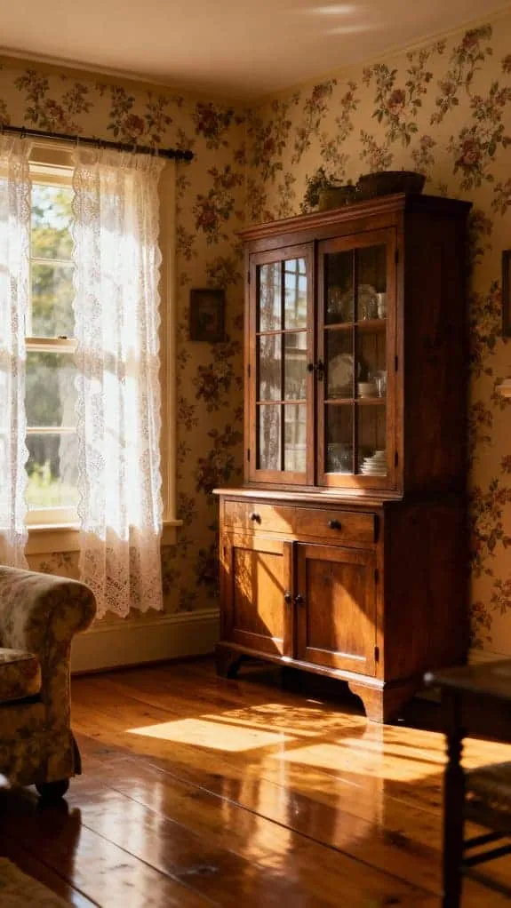 cozy vintage floral decor