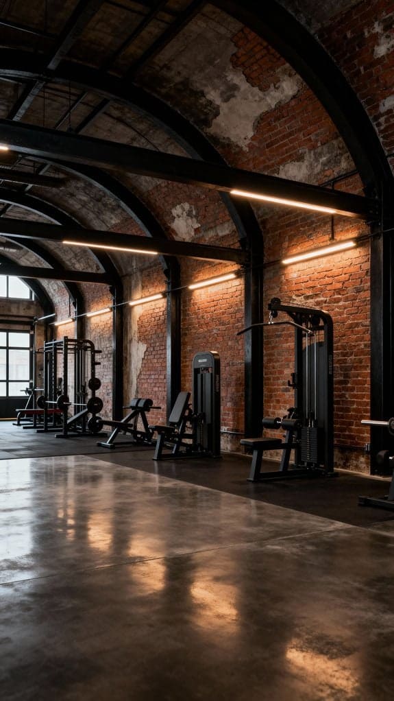 exposed brick energizing atmosphere