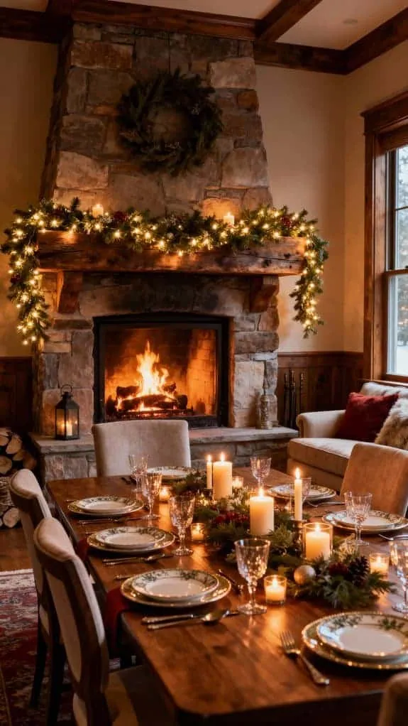 festive dining room transformation