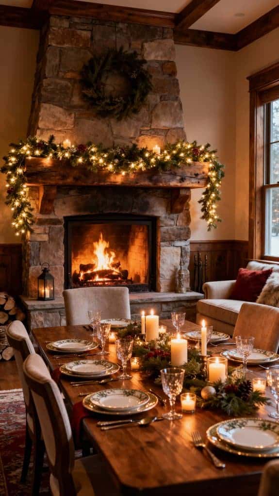 festive dining room transformation