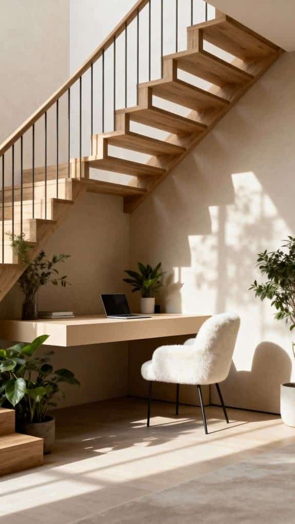 floating desk space solution