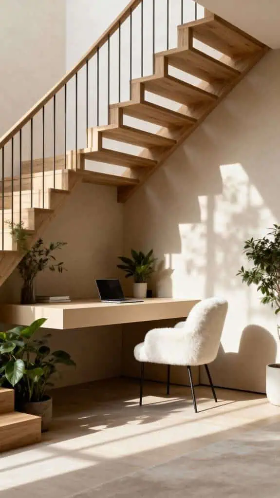 floating desk space solution
