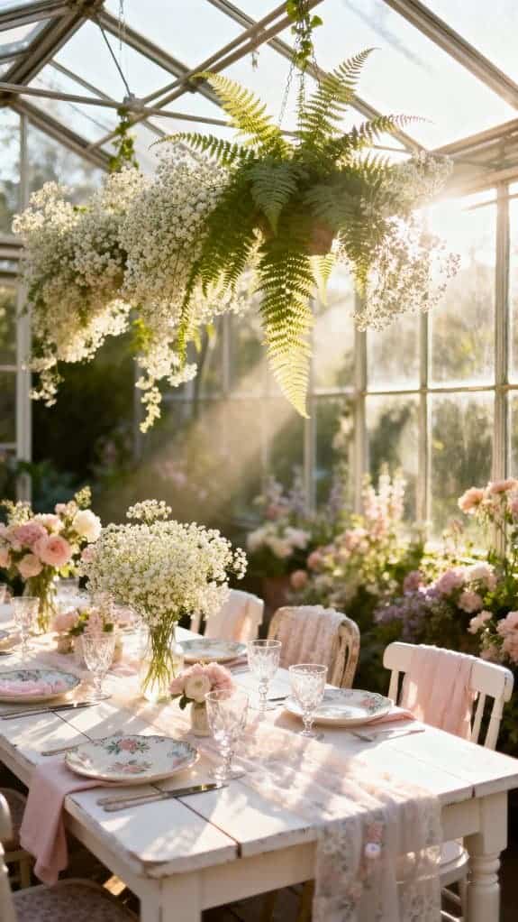 fresh plants tidy decor