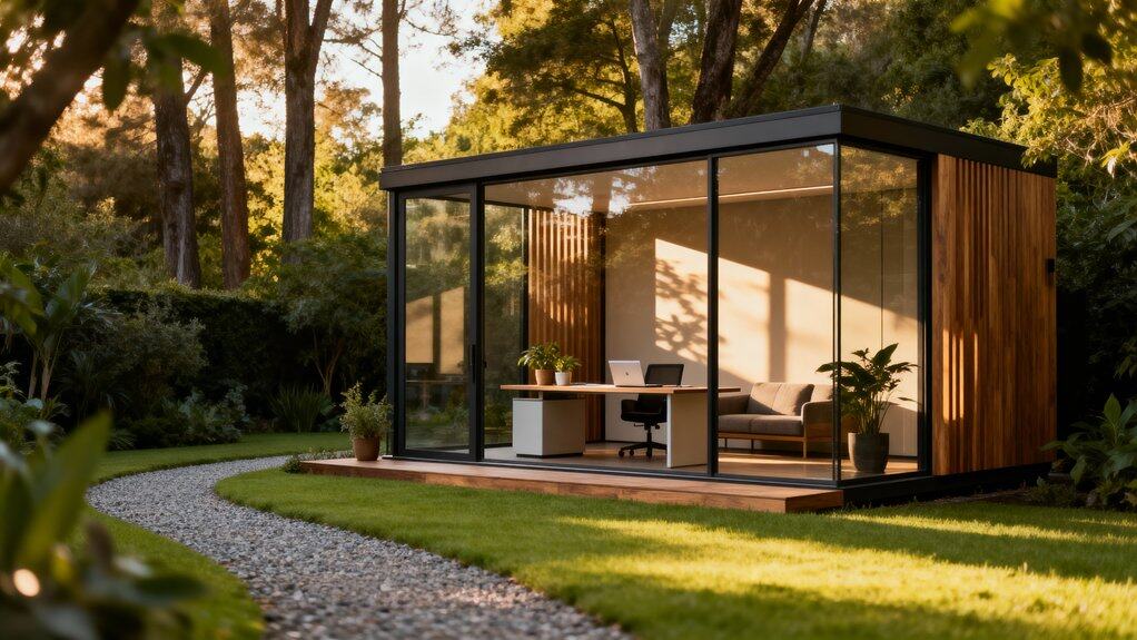 inspiring backyard office designs