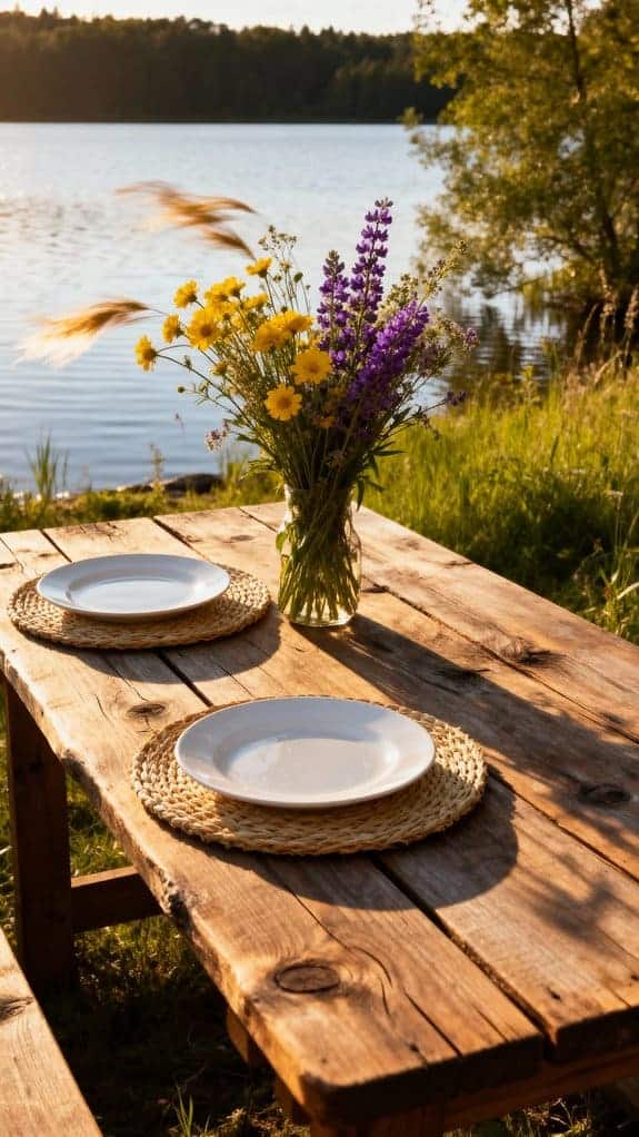 lakeside gatherings with charm