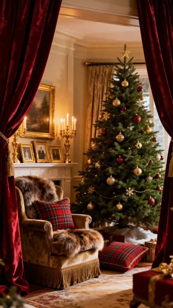luxurious winter parlor retreat