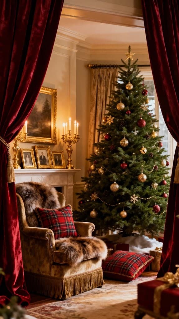 luxurious winter parlor retreat