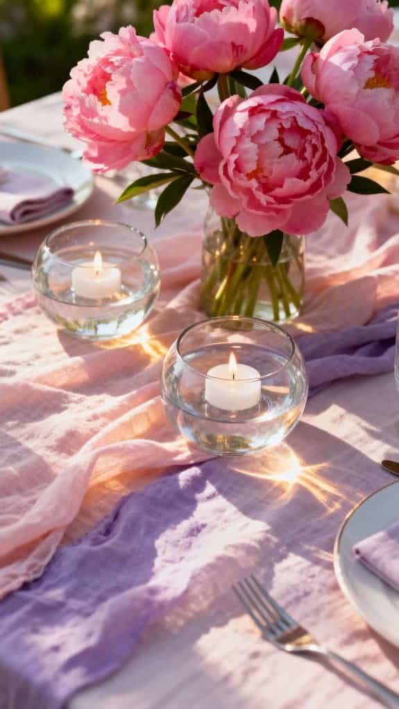 magical floating candle ambiance