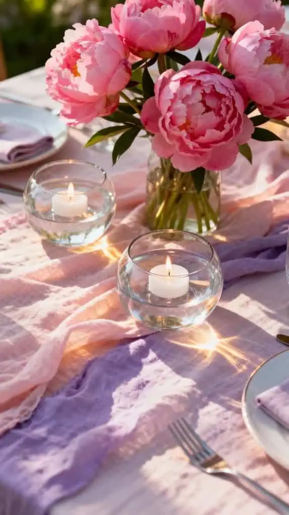 magical floating candle ambiance