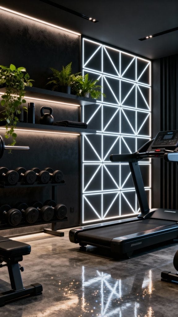 modern led gym design