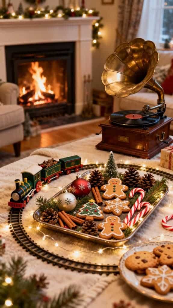 nostalgic holiday family gathering