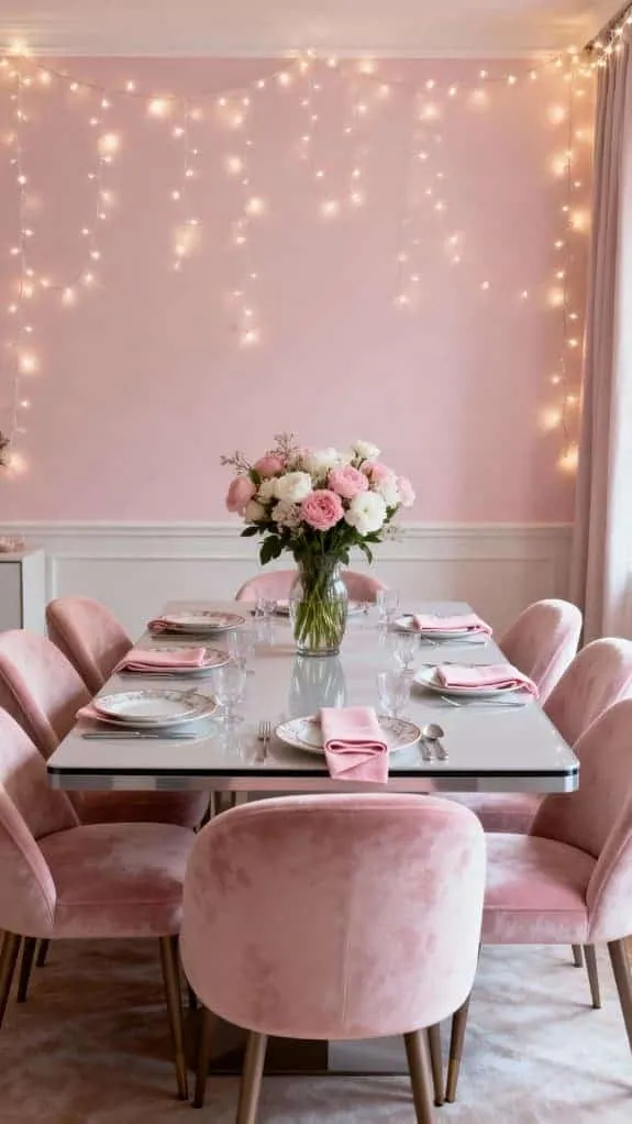 pastel dining room bliss