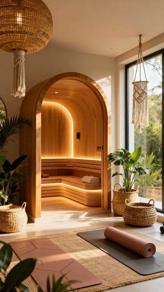 rattan furniture adds warmth