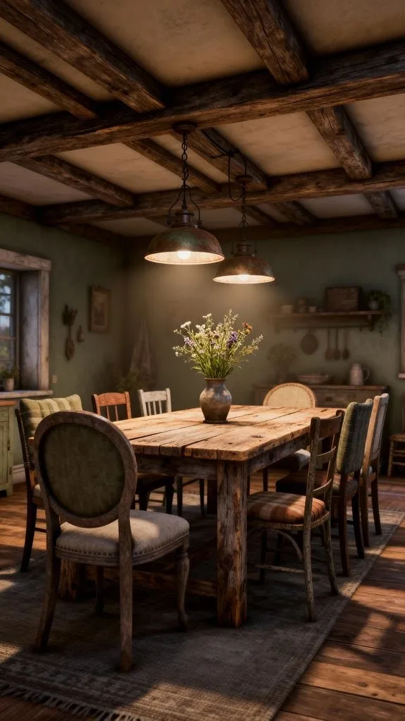 rustic charm and warmth
