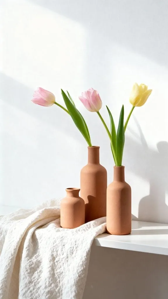scandinavian shelf display decor