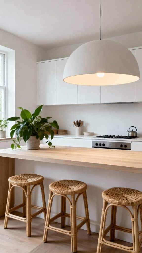 serene scandinavian kitchen design