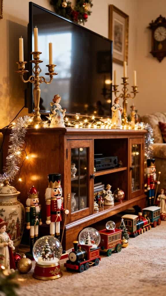 vintage cozy family room