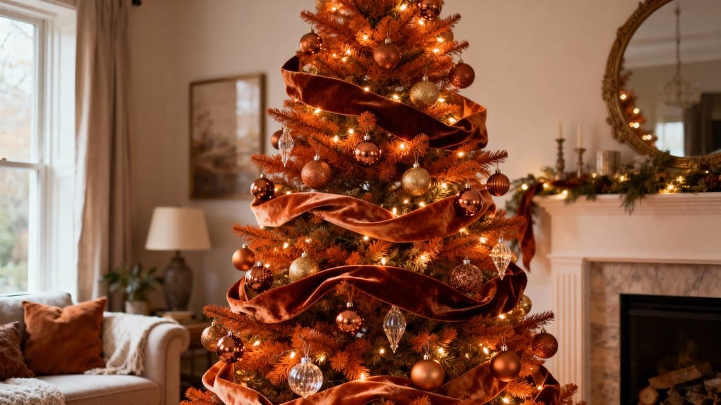 warm burnt orange decor