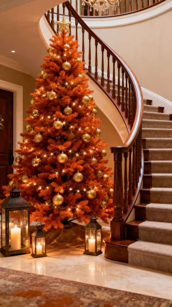 warm burnt orange elegance