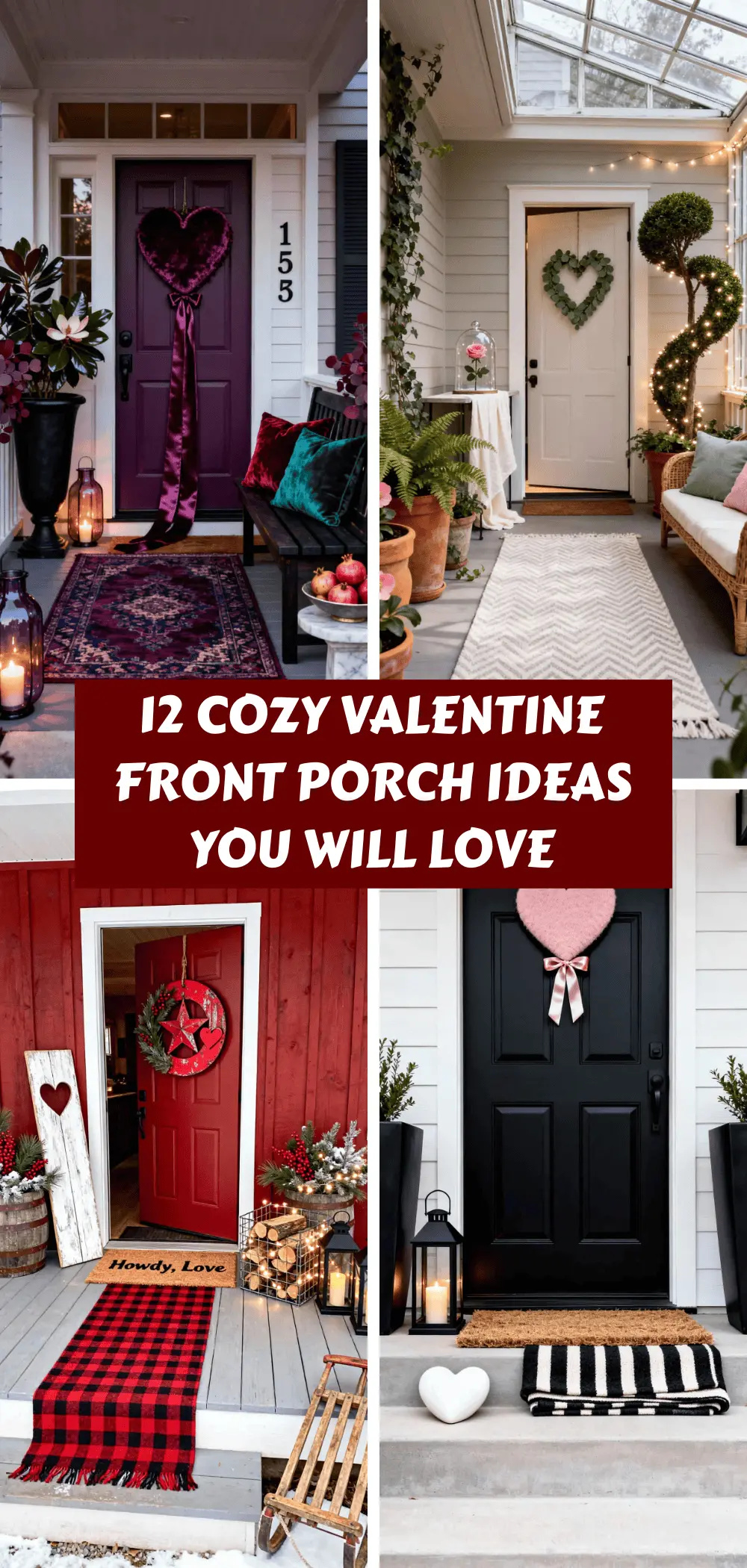 12 Valentine Front Porch Ideas You’ll Fall for This Season - Vibrant & Cozy