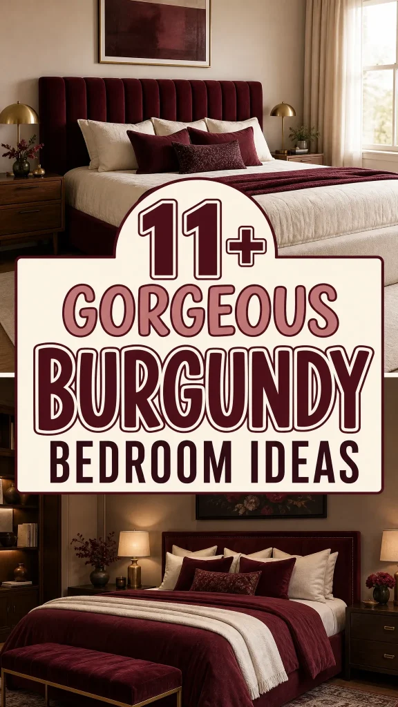 Burgundy Bedroom Ideas 2