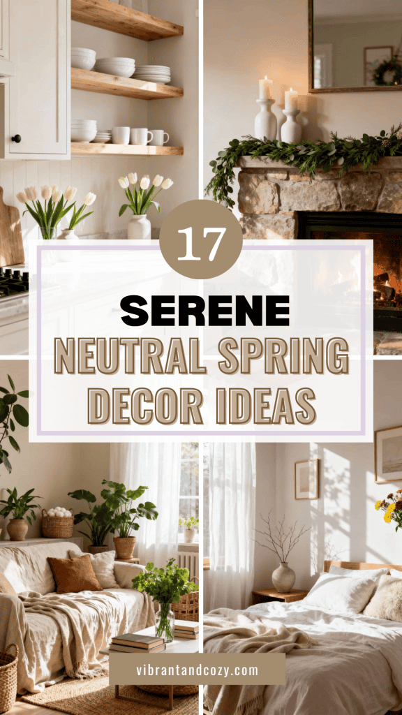 Serene Neutral Spring Decor Ideas 3
