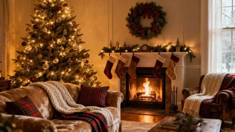 charming classic christmas aesthetics