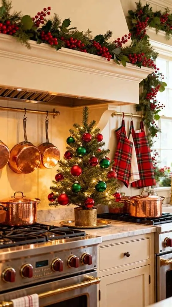 charming holiday kitchen decor