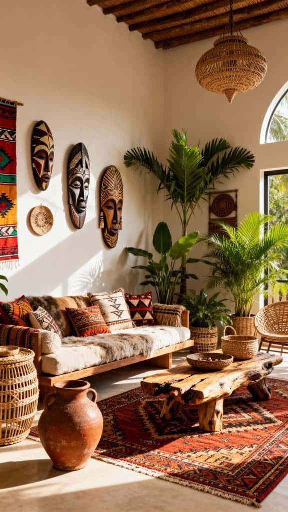 colorful african handmade crafts