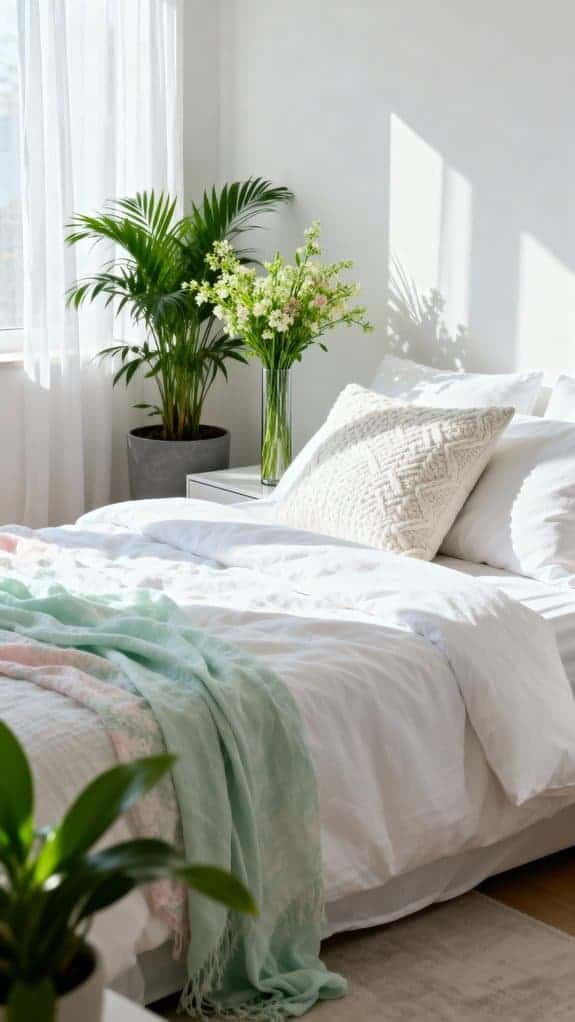 cozy clean nature inspired sanctuary