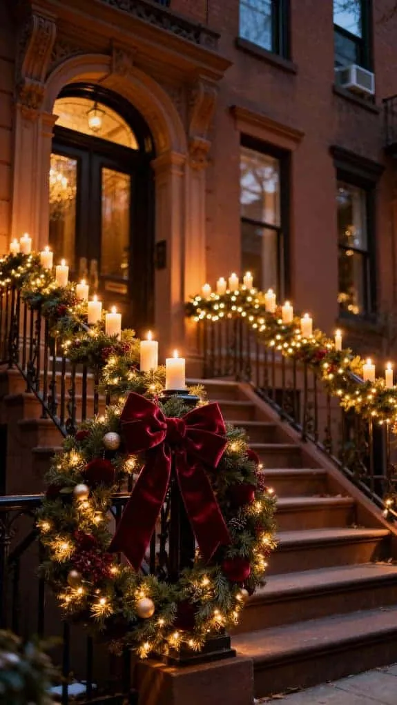 cozy festive outdoor decorations