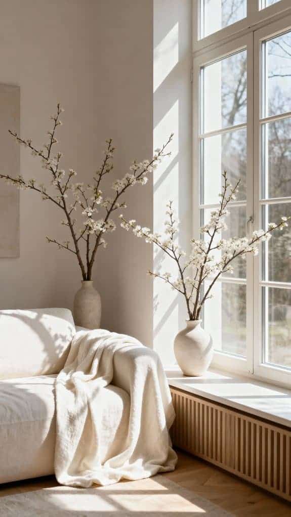 cozy scandinavian ivory decor