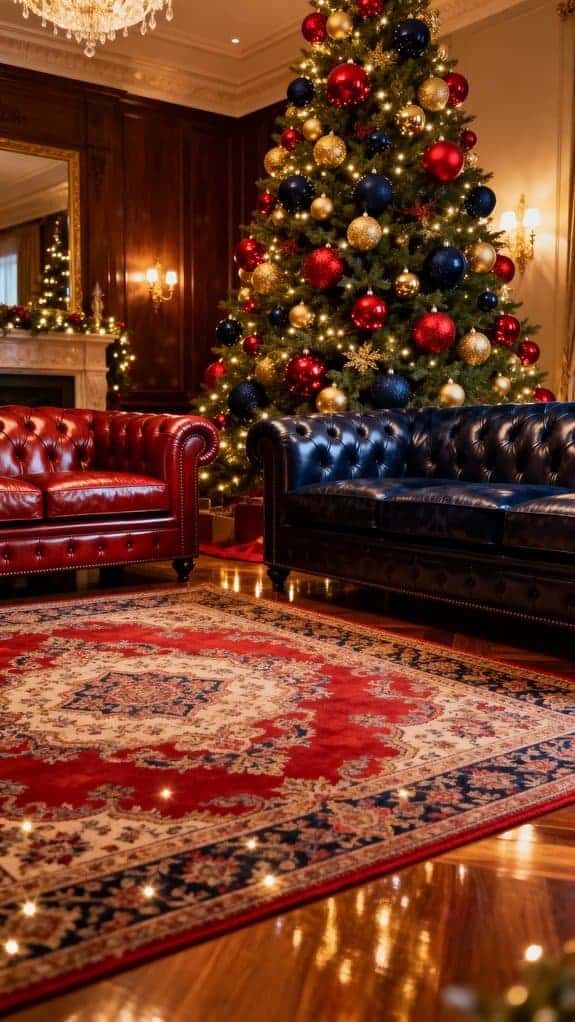 festive tree cozy gathering