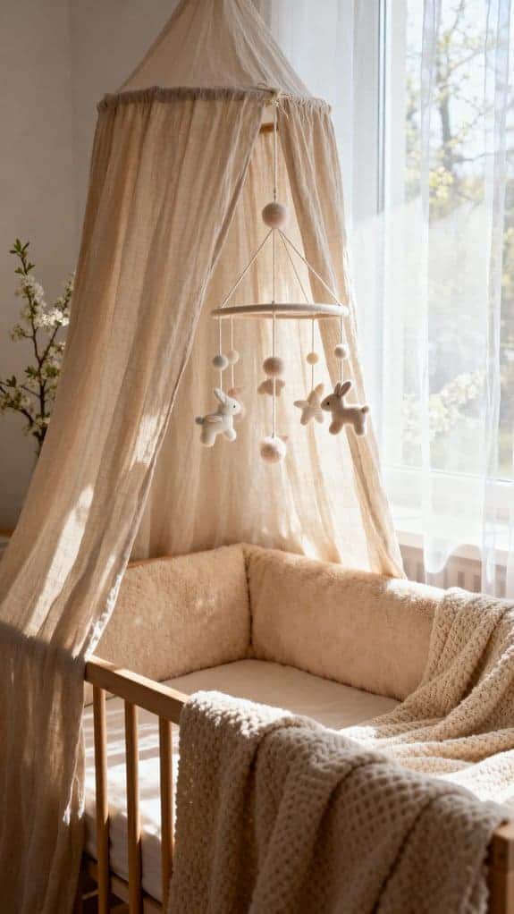 gentle hanging spring mobiles