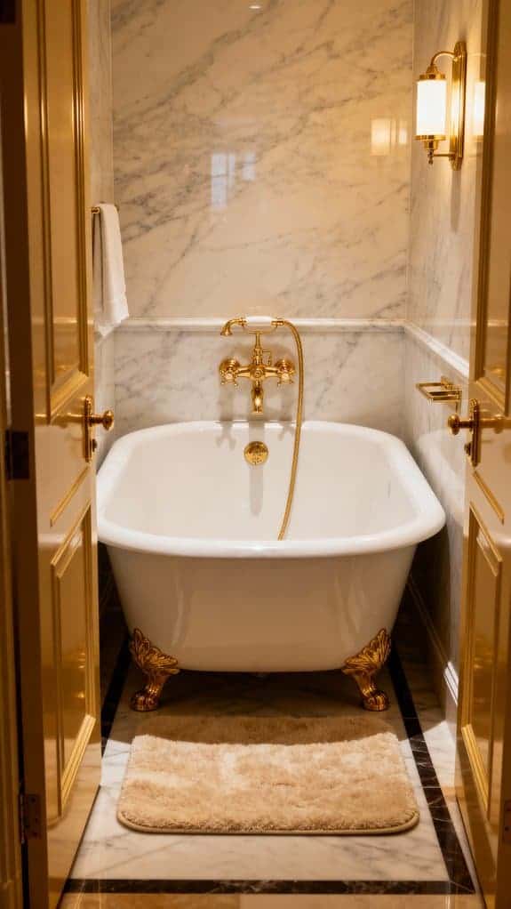 luxurious marble soaking experience